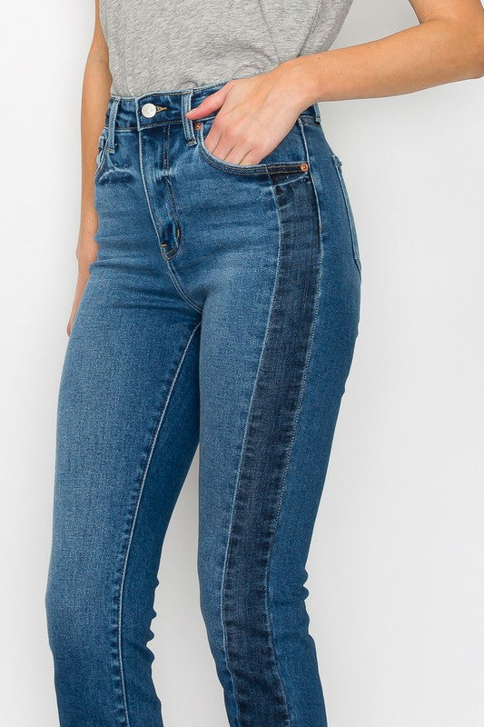 Artemis Plus Size - High Rise Slim Straight Jeans