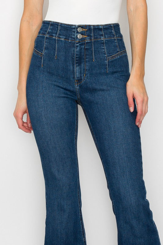 Artemis Plus Size - High  Rise Modern Flare Jeans