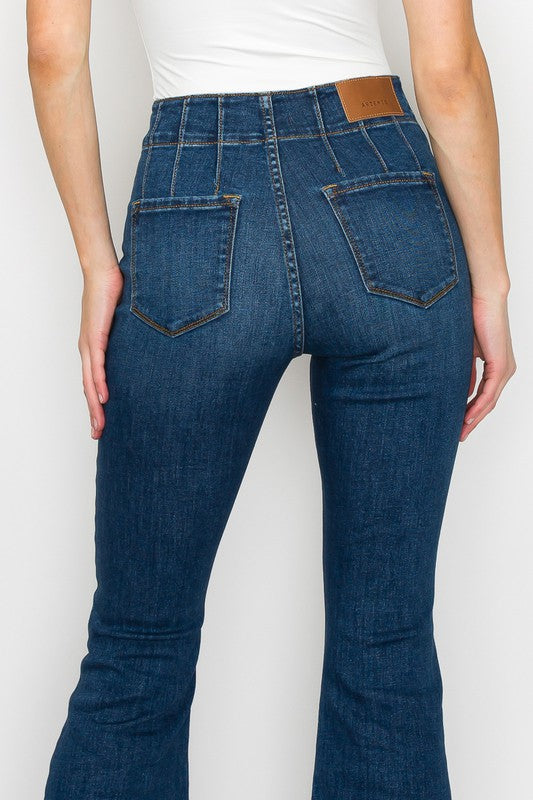 Artemis Plus Size - High  Rise Modern Flare Jeans