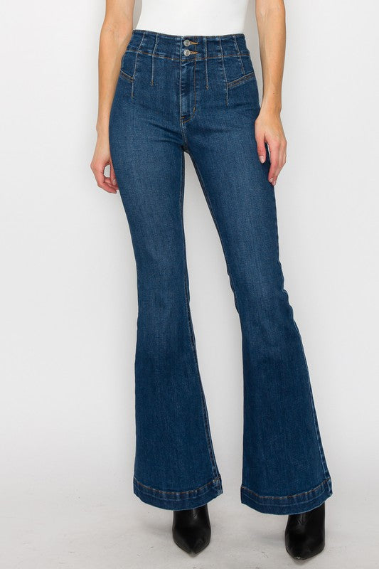 Artemis Plus Size - High  Rise Modern Flare Jeans