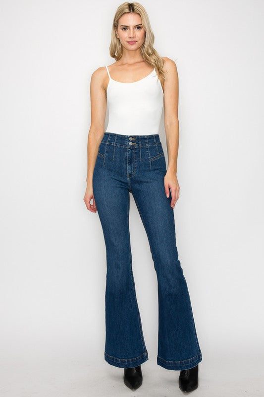 Artemis Plus Size - High  Rise Modern Flare Jeans