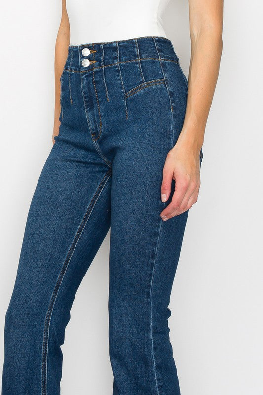 Artemis Plus Size - High  Rise Modern Flare Jeans
