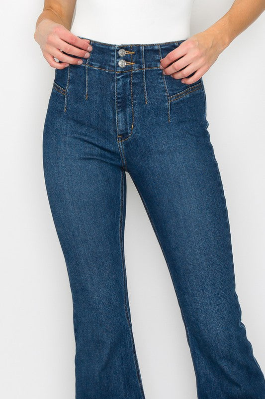 Artemis Plus Size - High  Rise Modern Flare Jeans