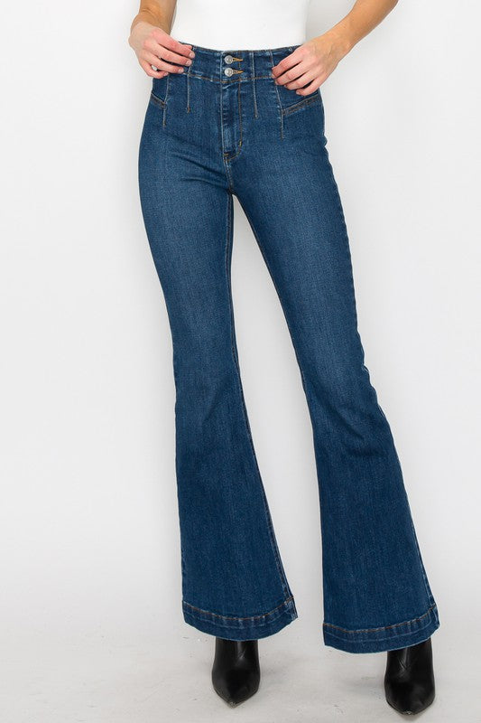 Artemis Plus Size - High  Rise Modern Flare Jeans