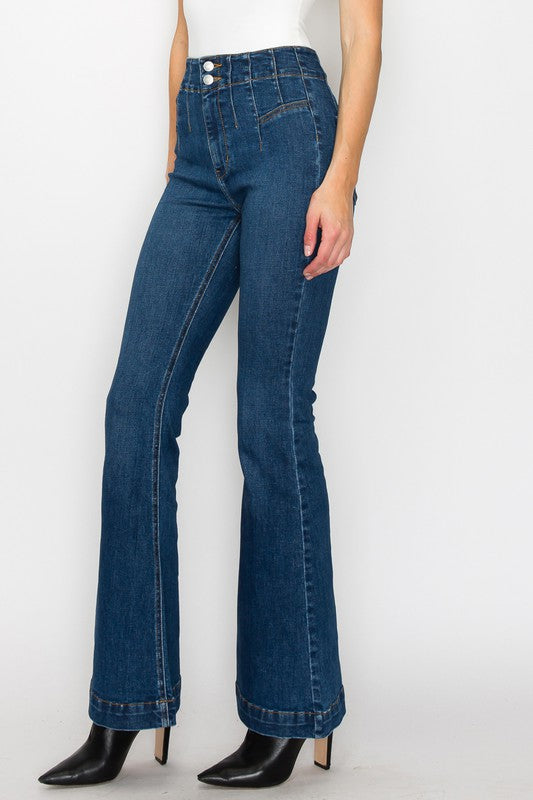 Artemis Plus Size - High  Rise Modern Flare Jeans