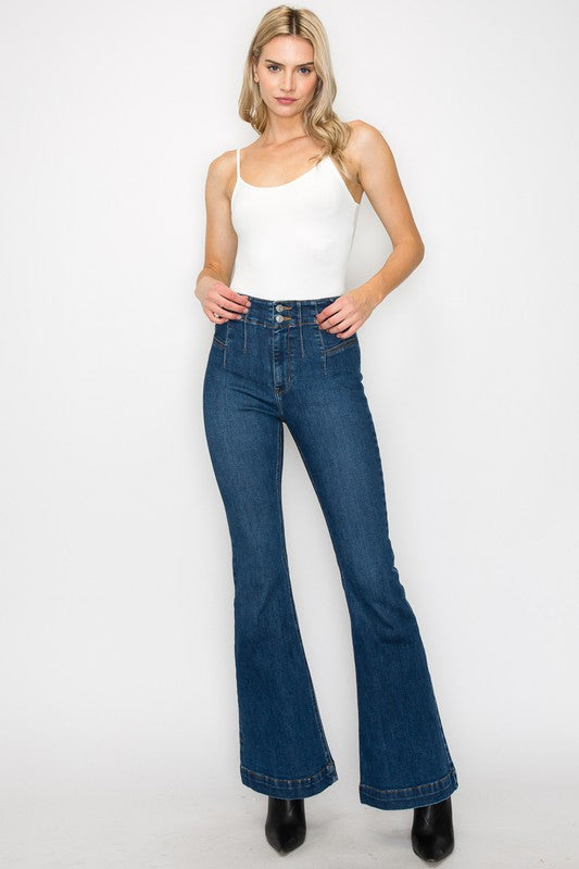 Artemis Plus Size - High  Rise Modern Flare Jeans