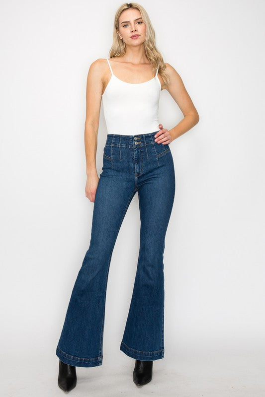 Artemis Plus Size - High  Rise Modern Flare Jeans