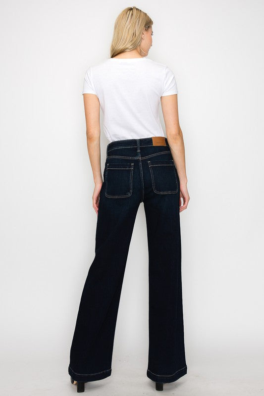 Artemis High Rise Modern Wide Jeans