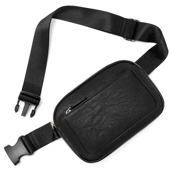 Aili's Corner Presly Vegan Leather Everywhere Sling Belt Bag