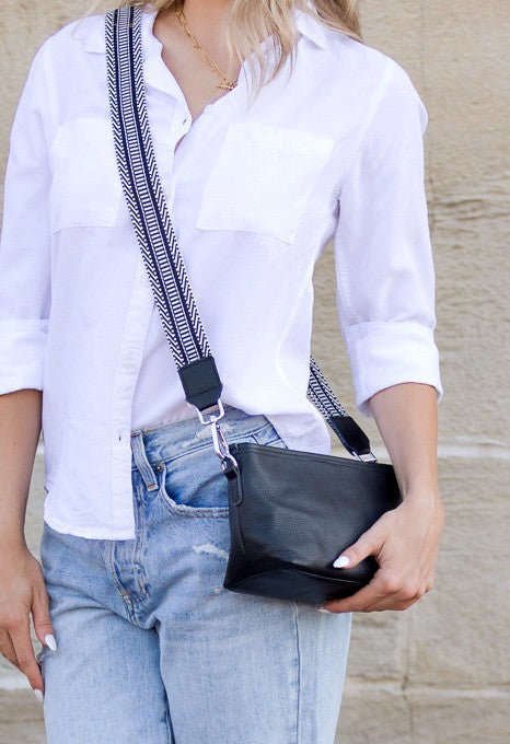 Aili's Corner Aria Leather Compact Crossbody