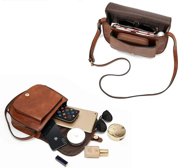 Aili's Corner Blair Foldover Buckle Crossbody