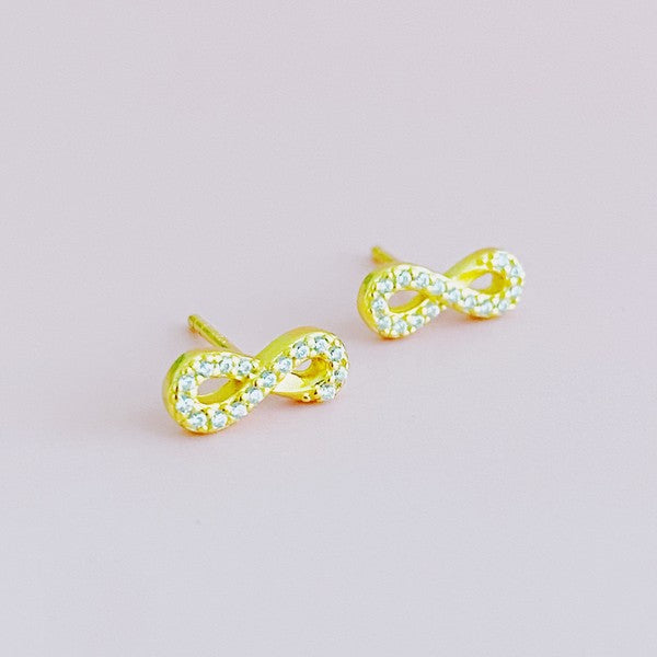 Ellison and Young Mini Sparkle Mini Stud Sterling Silver Earrings