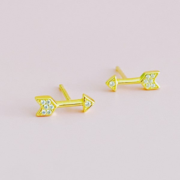 Ellison and Young Mini Sparkle Mini Stud Sterling Silver Earrings