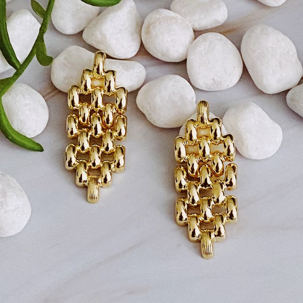 Ellison and Young Charm Of City Girl Chain Earrings