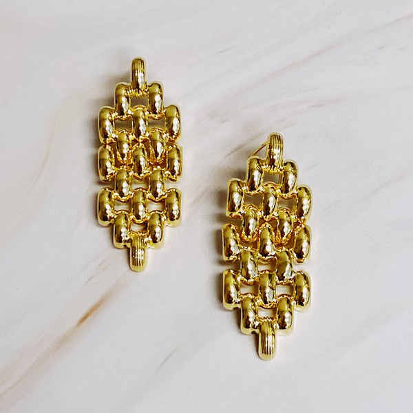 Ellison and Young Charm Of City Girl Chain Earrings