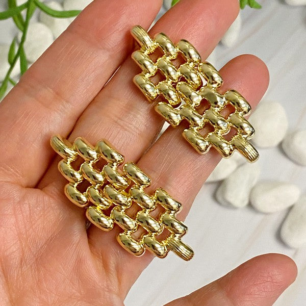 Ellison and Young Charm Of City Girl Chain Earrings