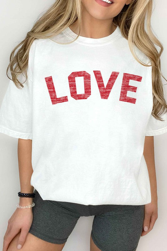 LOVE VALENTINES GRAPHIC TEE