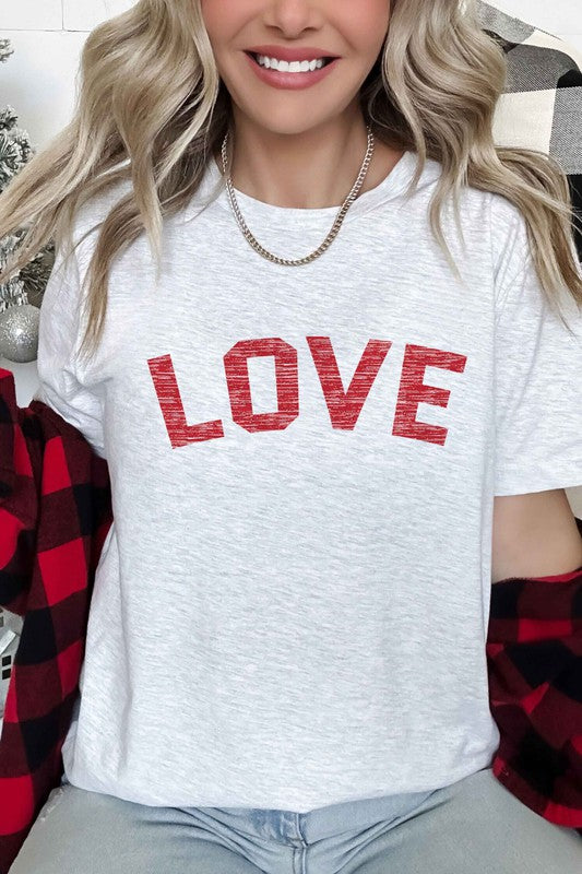 LOVE VALENTINES GRAPHIC TEE