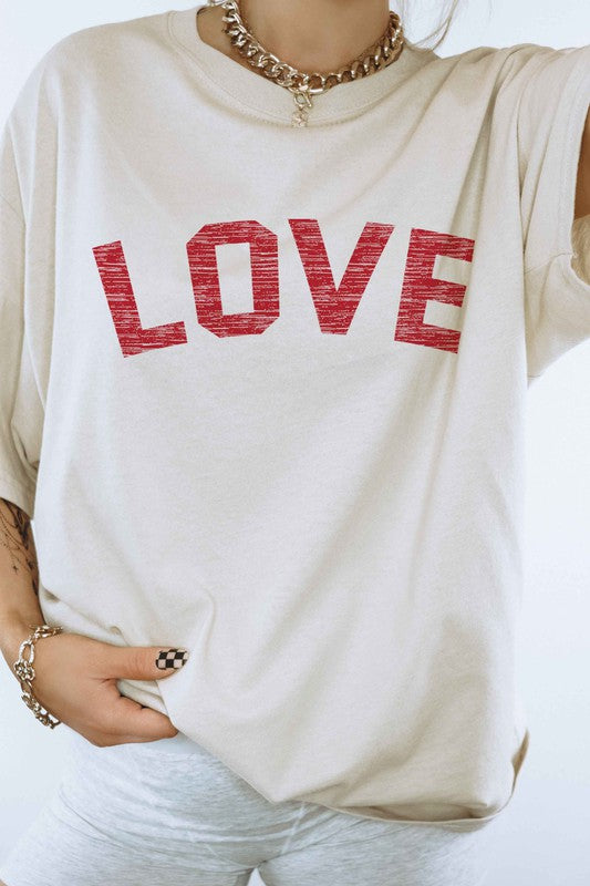 LOVE VALENTINES GRAPHIC TEE