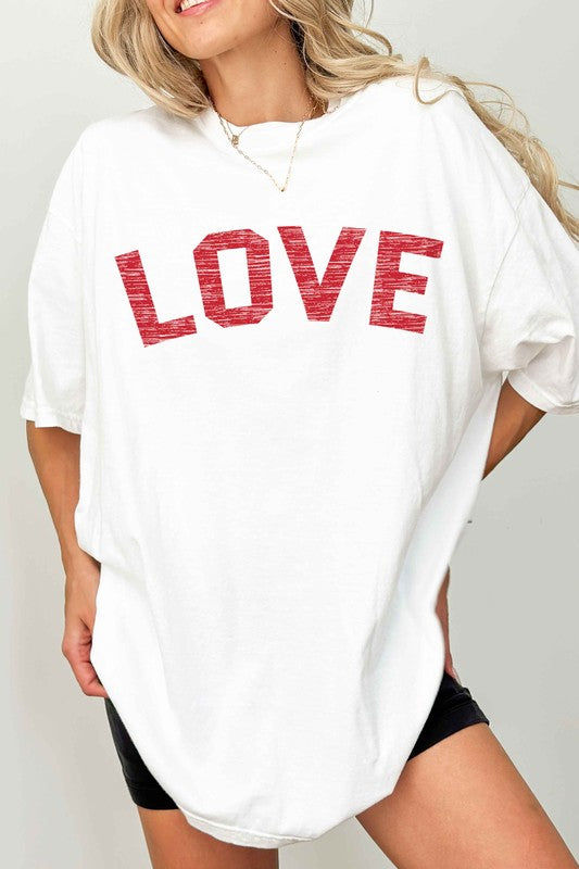 LOVE VALENTINES OVERSIZED TEE