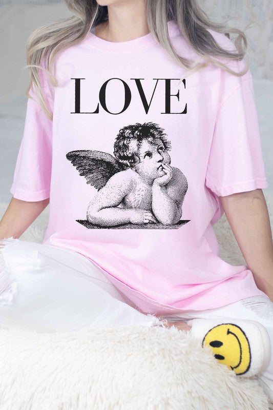 LOVE VALENTINES OVERSIZED GRAPHIC TEE