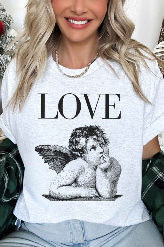 LOVE VALENTINES OVERSIZED GRAPHIC TEE