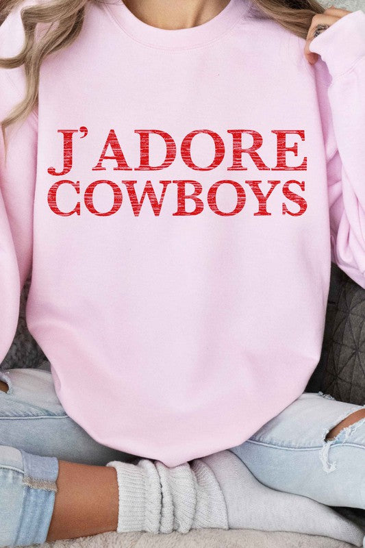 JADORE COWBOYS GRAPHIC SWEATSHIRT