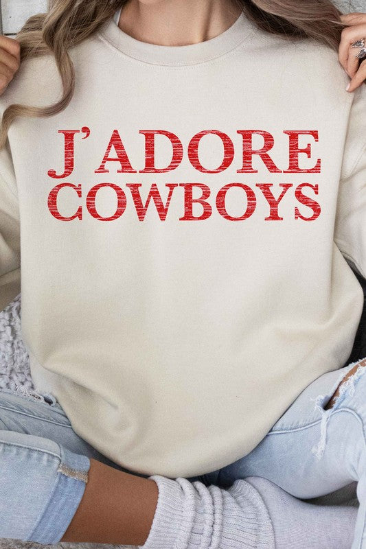 JADORE COWBOYS GRAPHIC SWEATSHIRT
