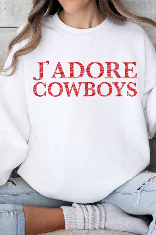 JADORE COWBOYS GRAPHIC SWEATSHIRT
