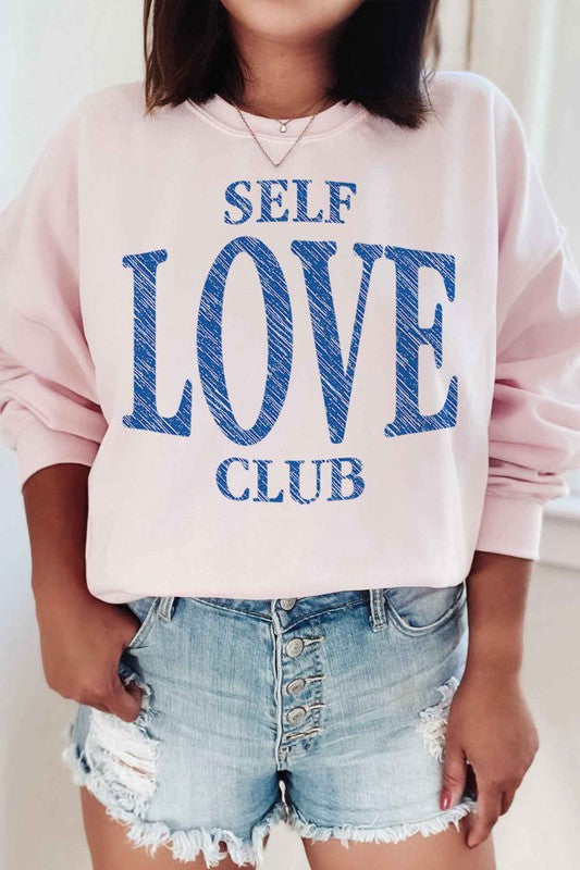 SELF LOVE CLUB GRAPHIC SWEATSHIRT