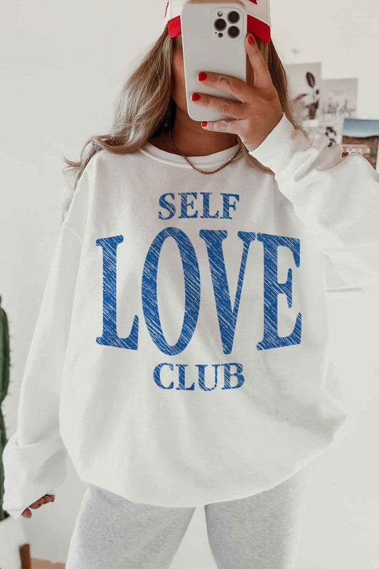 SELF LOVE CLUB GRAPHIC SWEATSHIRT