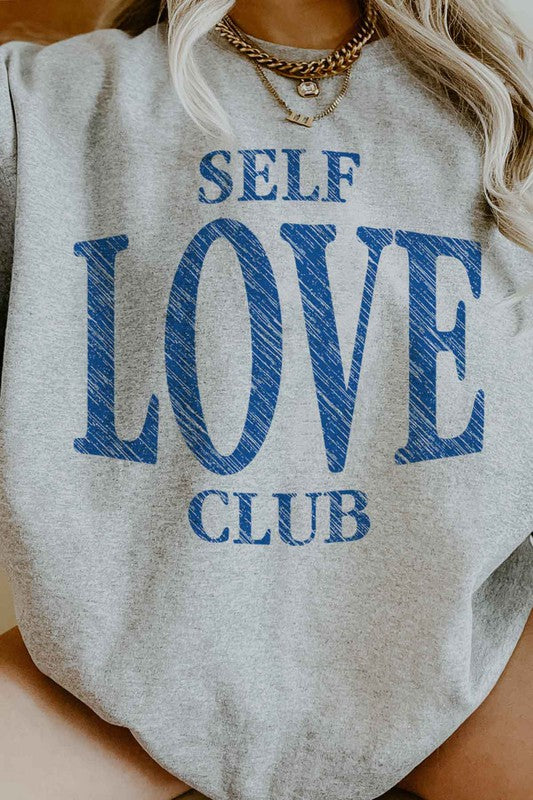 SELF LOVE CLUB GRAPHIC SWEATSHIRT