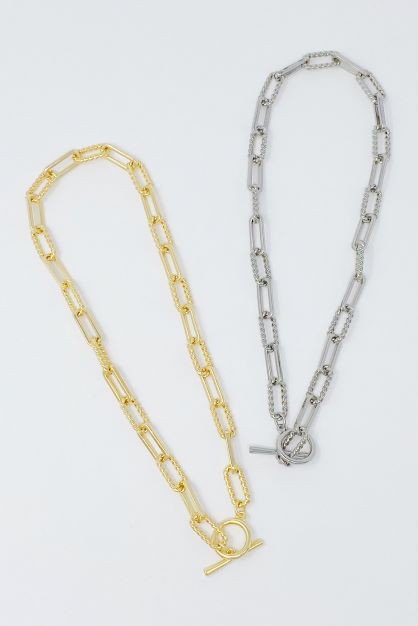 Ellison and Young Toggle Chain Link Necklace