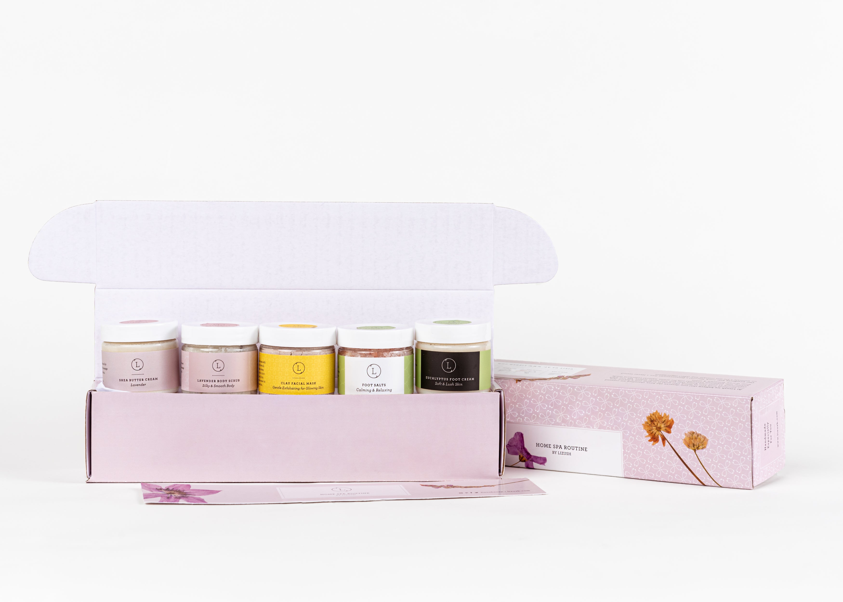 Full body Luxury Home Spa Routine Set  - Perfect thinking of you gift by Lizush