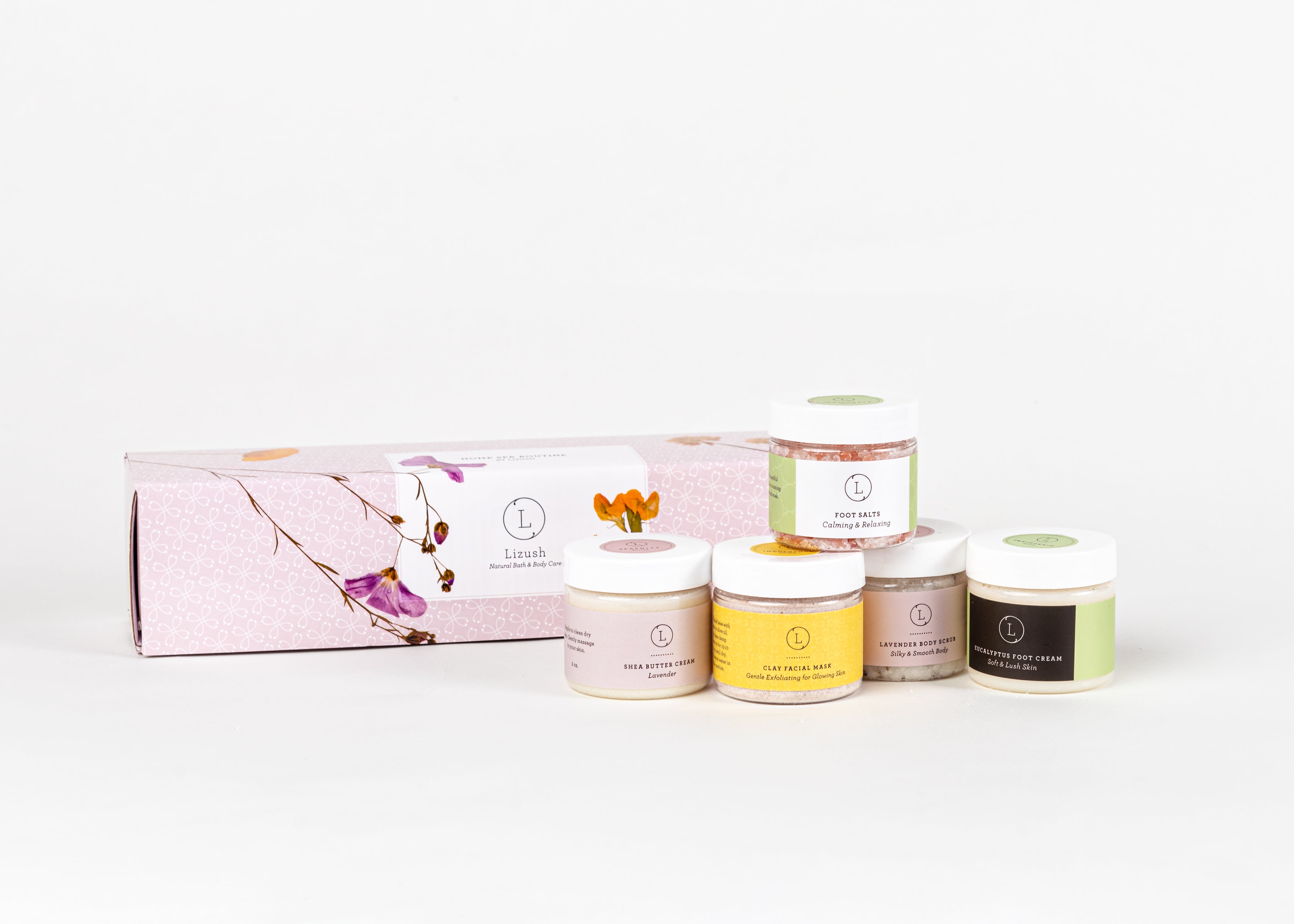 Full body Luxury Home Spa Routine Set  - Perfect thinking of you gift by Lizush