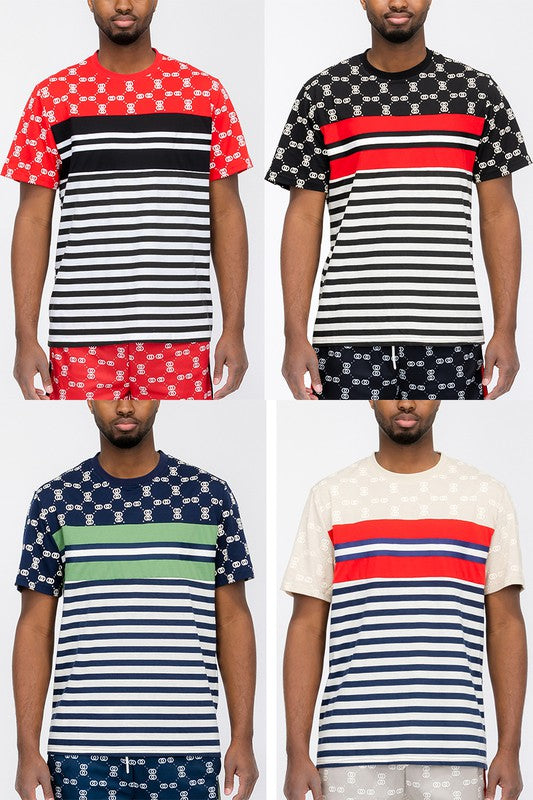 Weiv Chain Link Print Short Sleeve Tshirt