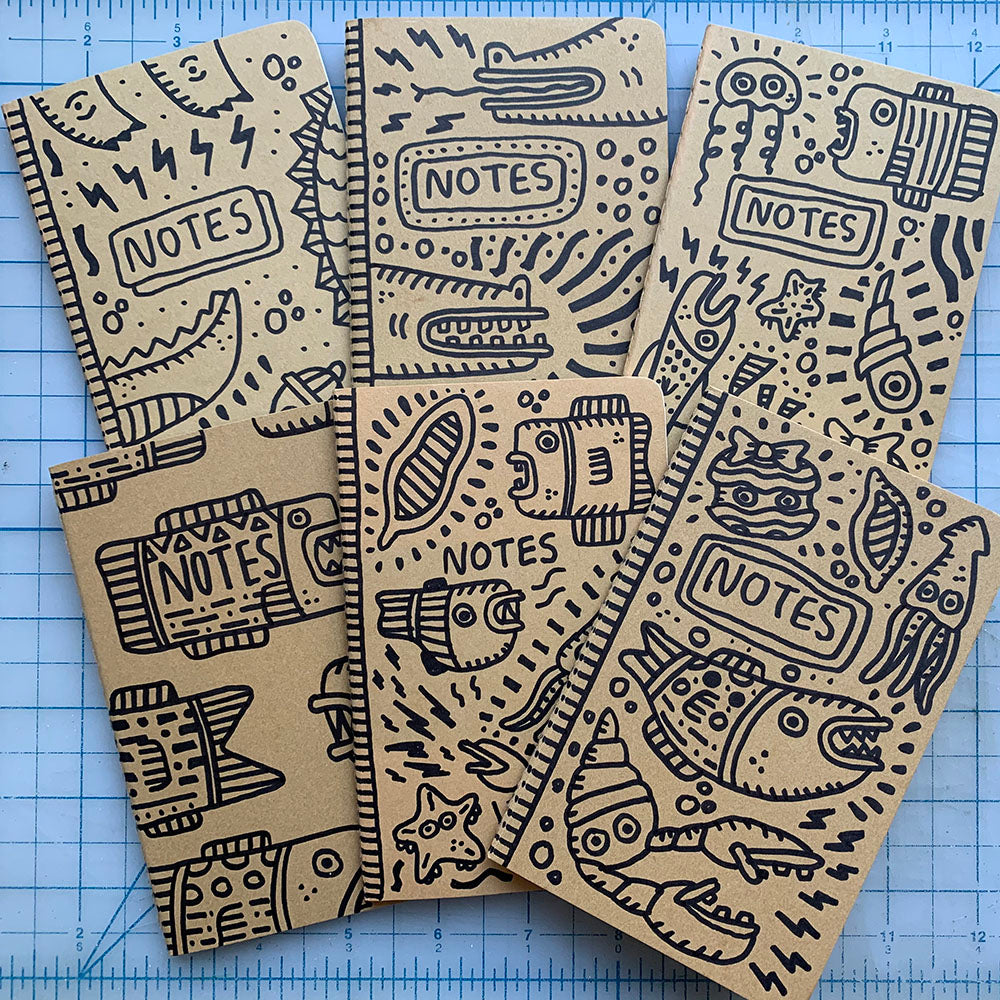 Hand-Decorated Journal - Design No. 6 - *Drawn to Order*