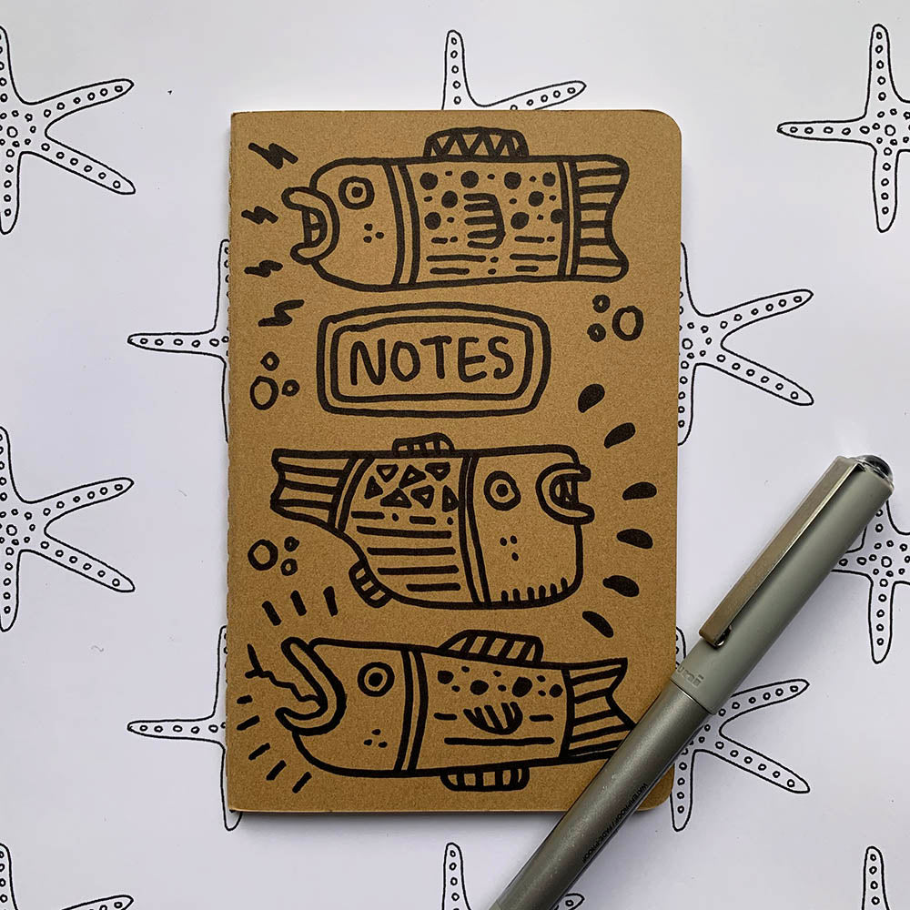Hand-Decorated Journal - Design No. 6 - *Drawn to Order*