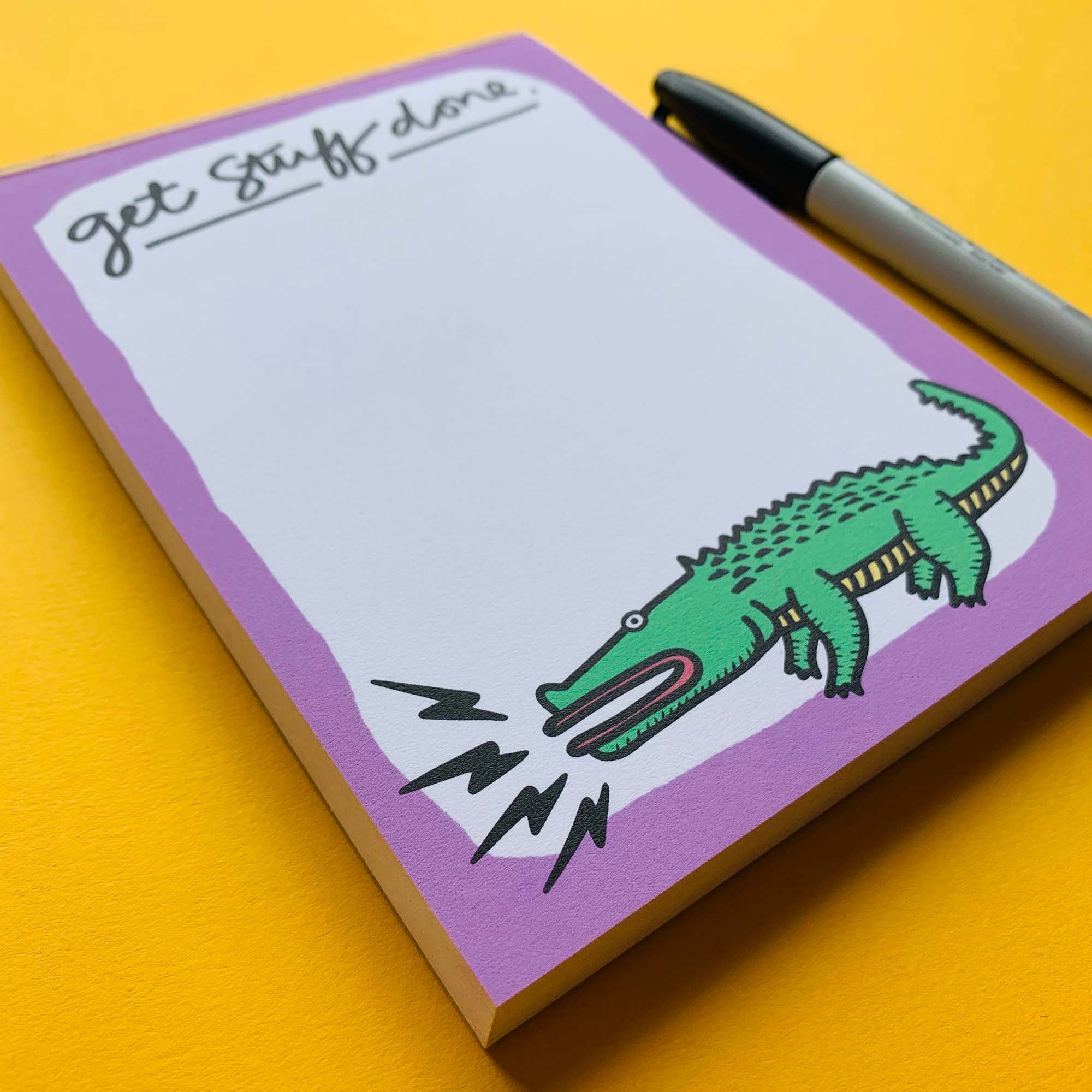 Notepad / To-Do List - Get Stuff Done (Alligator)