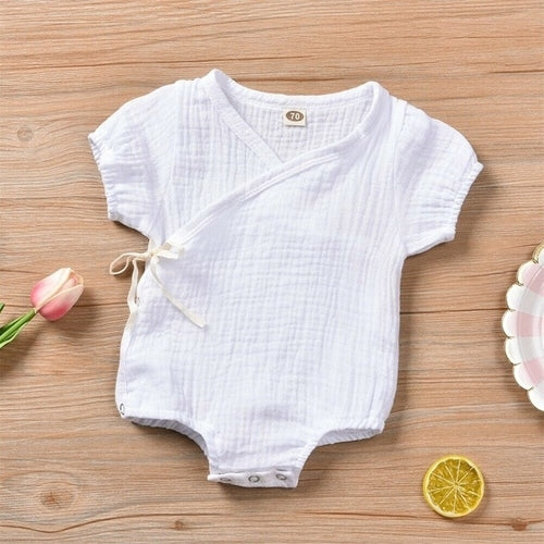 Ivory Max Bohemian Cotton Newborn Onesie