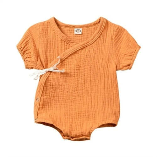 Ivory Max Bohemian Cotton Newborn Onesie