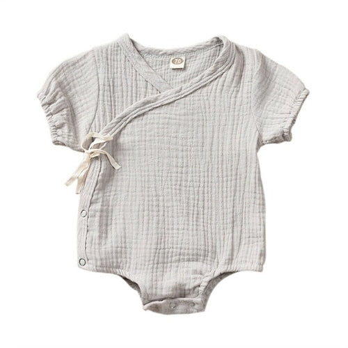 Ivory Max Bohemian Cotton Newborn Onesie