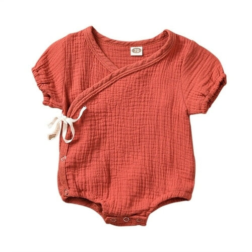 Ivory Max Bohemian Cotton Newborn Onesie