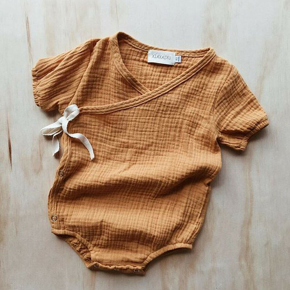 Ivory Max Bohemian Cotton Newborn Onesie