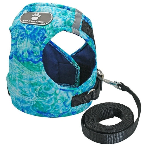 Cyan Ganymede Mesh Puppy Pet Harness Small Dogs Cat Harness and