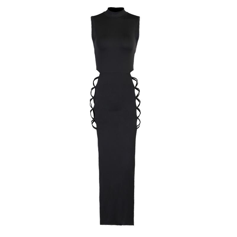 Datolite Sexy Sleeveless Bandage Dress