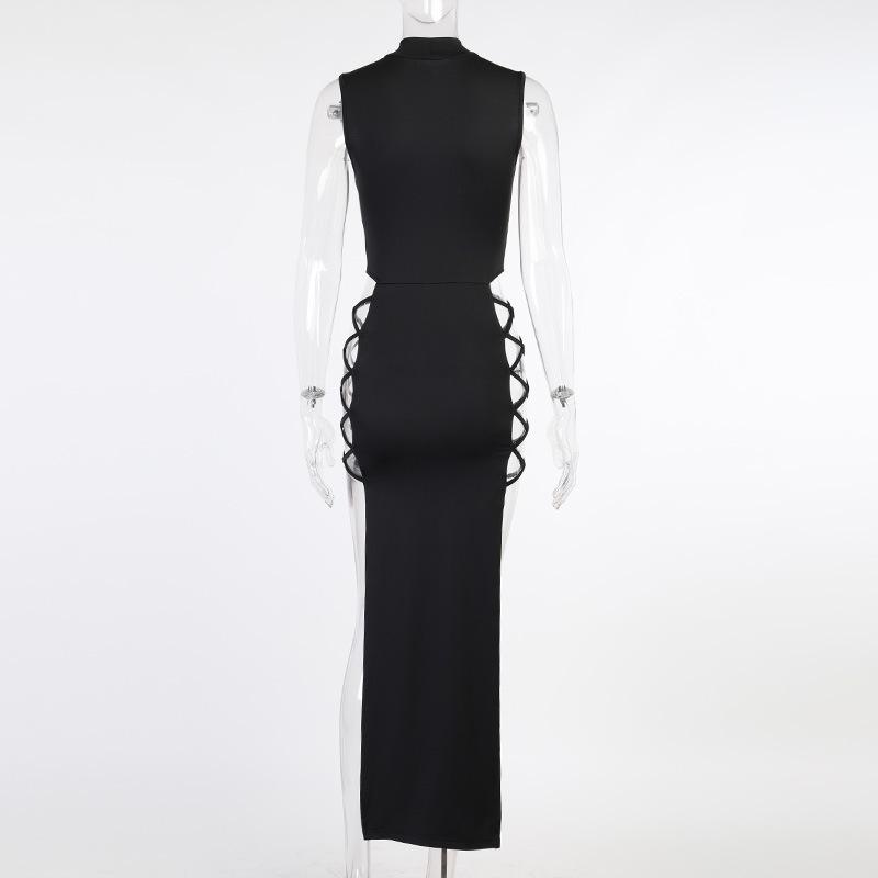 Datolite Sexy Sleeveless Bandage Dress