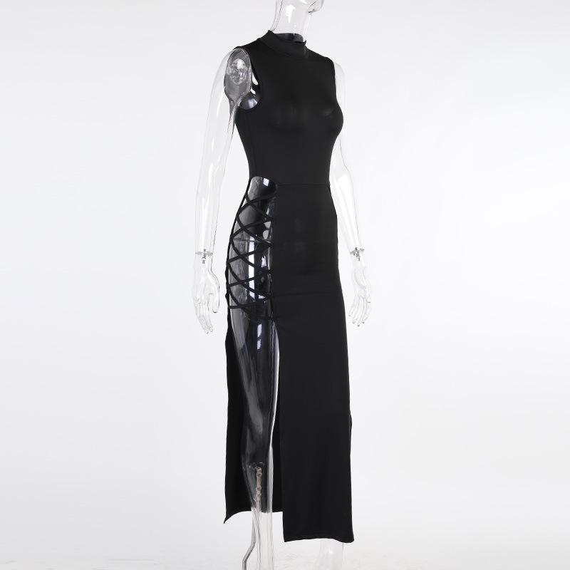 Datolite Sexy Sleeveless Bandage Dress