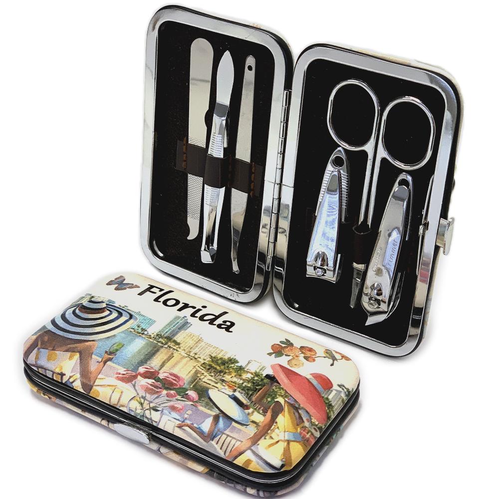Manicure Pedicure Set Luxurious Florida, 6 Pcs