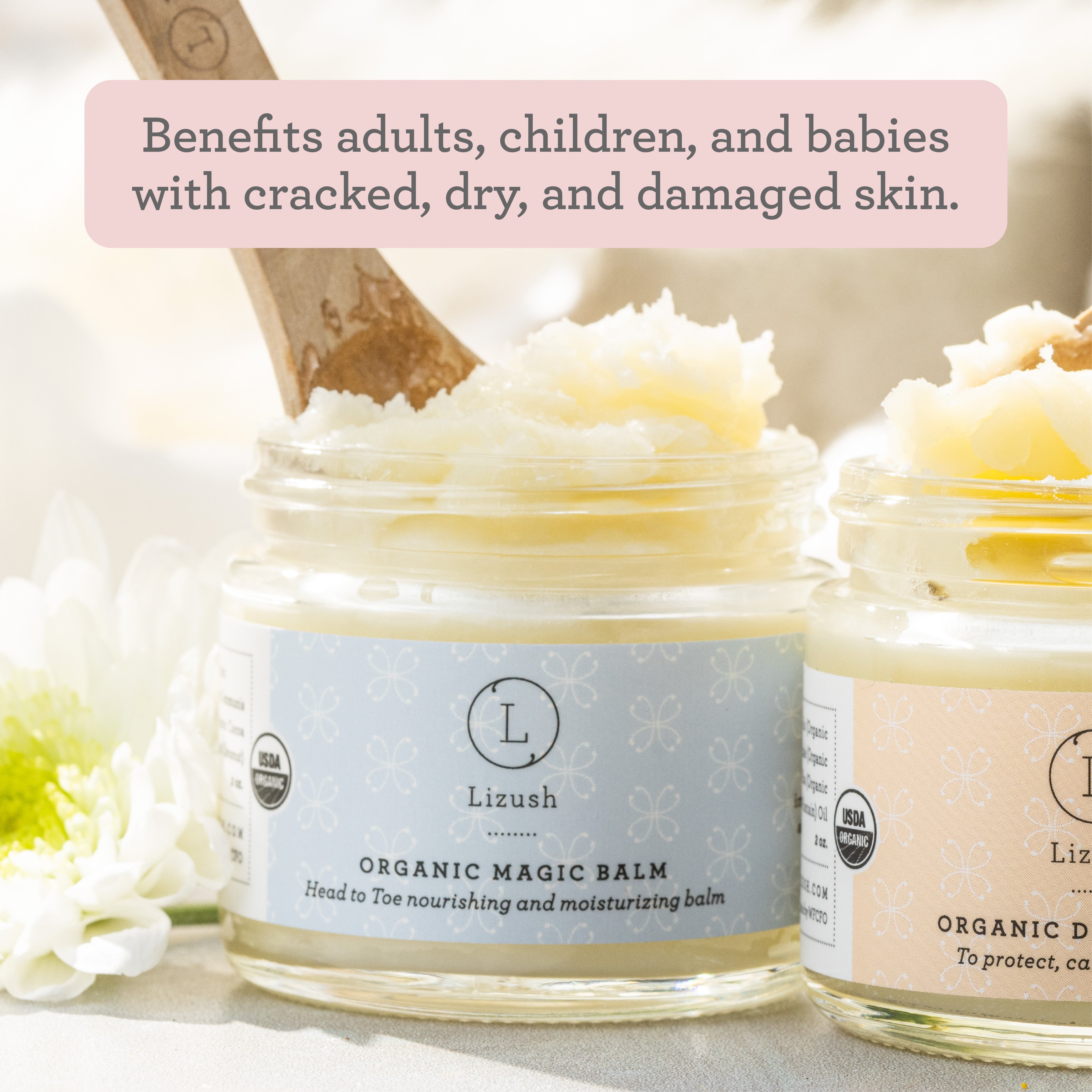 ORGANIC MAGIC BALM Head to Toe nourishing and moisturizing by Lizush